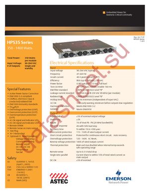 HPS35W-NNR-000 datasheet  